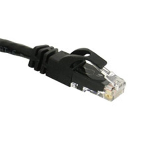 Fasttrack 3ft CAT 6 550Mhz SNAGLESS PATCH CABLE BLACK FA256843